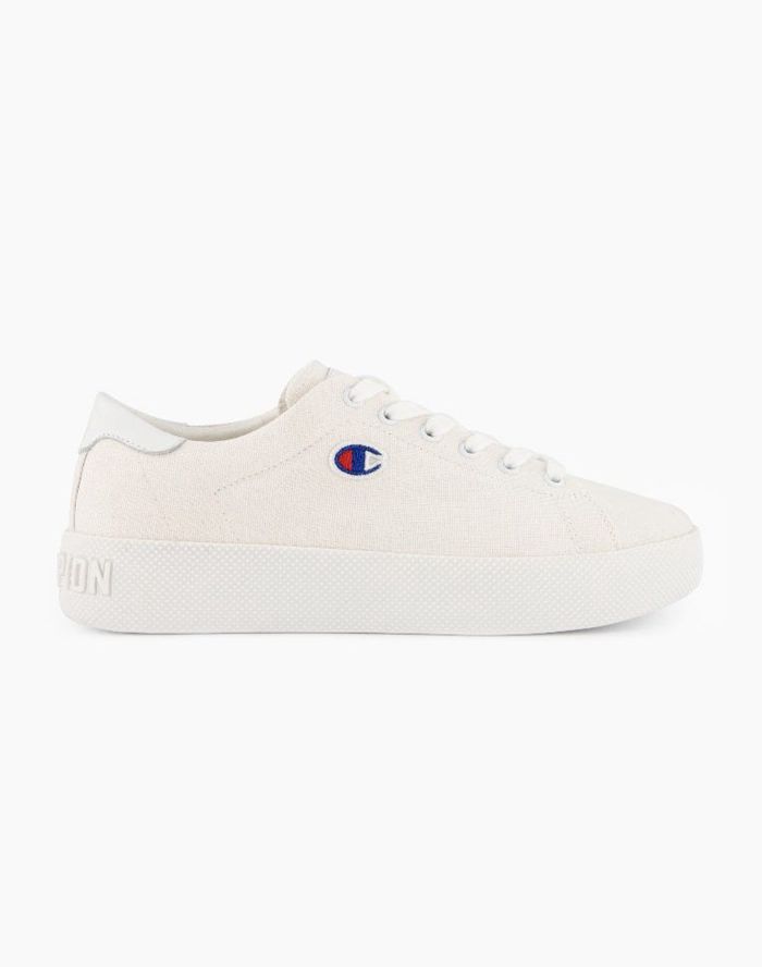 Champion Dame Sneakers Hvide - ERA Canvas - Danmark CFW-576248